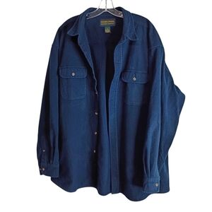 Hazel Creek Clothing Co - Navy Button Down Casual Shirt - Size XXL